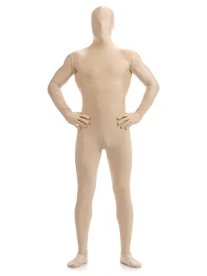 Adult Nude Second Skin Full Body Lycra Skinsuit Spandex Catsuit Zentai Unitard