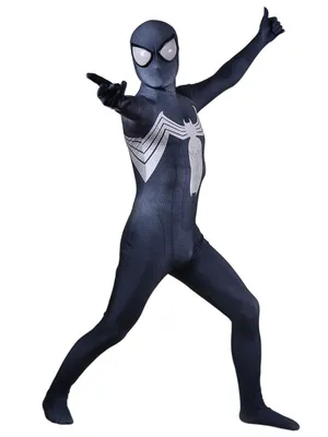 Venom Spiderman Black Venom Symbiote Spider-man Cosplay Zentai Catsuit Skinsuit Second-skin Clothing