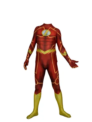 Supply Movie Reverse Flash Muscle Bodysuit Zentai Catsuit Skinsuit Second-skin Clothing