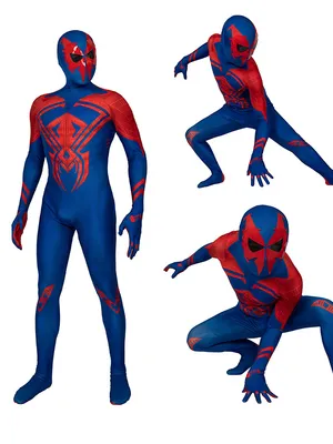 Spiderman Tights Parallel World 2099 Jumpsuit Spandex Cosplay Zentai Catsuit Skinsuit Second-skin Clothing