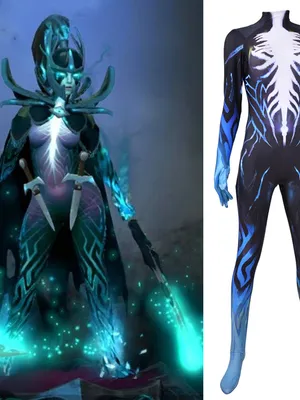 Anime Game Phantom Assassin One-piece Spandex Cosplay Zentai Catsuit Skinsuit Second-skin Clothing