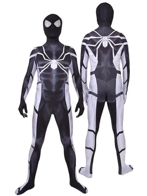 Muscular Stealth Future Fund Spandex Spiderman Zentai Catsuit Skinsuit Second-skin Clothing