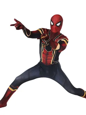 Heroes Return Iron Spiderman Homecoming Cosplay Costume Spandex Zentai Catsuit Skinsuit Second-skin Clothing