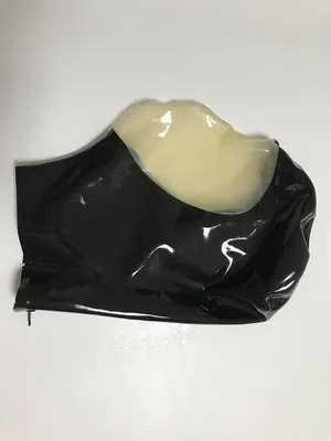 Supply Second Skin Transparent Natural Latex Hood Mask Breath Control Sexy Latex Hoods