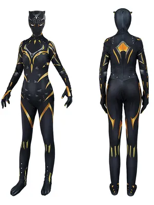 Supply Female Black Panther 2 Tights Cosplay Costume Anime Jumpsuit Halloween Spandex Zentai Catsuit Skinsuit Second-skin Clothing