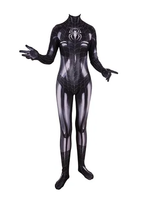 Supply Black Spiderman Tights Sexy Temptation Uniform Mj Jumpsuit Spiderman Zentai Catsuit Skinsuit Second-skin Clothing
