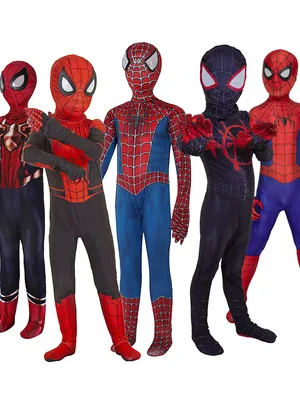 Remy Spider Jumpsuit Tights Miles Cosplay Kids Second Skin Full Body Zentai Catsuit Skinsuit