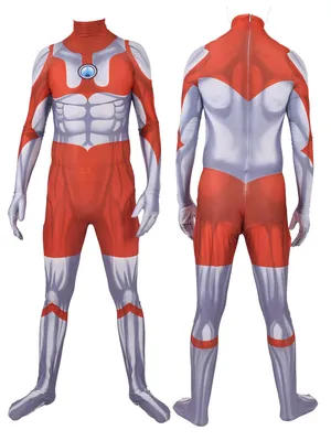 Supply Anime Movie Earth Original Ultraman V1 Bodysuit Cosplay Zentai Catsuit Skinsuit Second-skin Clothing