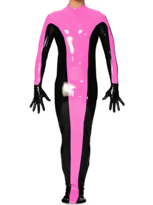 Adult Unisex Zentai Second-skin Full Body Cover Bodysuit Skinsuit Wetlook Unitard PVC Catsuit Bondage bag Gay Wear