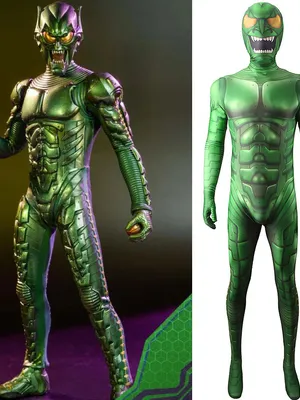 Supply Second Skin Movie Hero No Way Home Green Goblin Costume Cosplay Zentai Costume