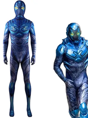 Supply Second Skin Halloween Movie Blue Beetle Blue Beetle Costume Cosplay Zentai Costume