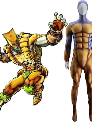 Supply Jojo's Bizarre Adventure with Brando Brando Jo's Zentai Second Skin Full Body Muscle-filled Halloween Costume