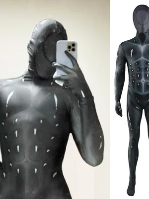 Supply Second Skin Two-dimensional Comic Strip Muscular Male Spores One-piece Cosplay Zentai Costume Cosplay Zentai Costume Halloween Costume
