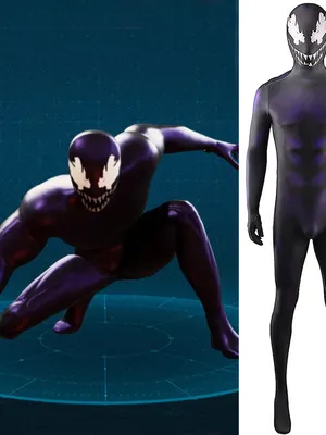 Second Skin Venom Venom Suit Cosplay Zentai Costume