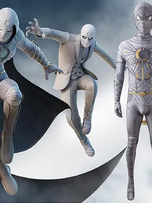 Supply Second Skin Halloween Moonlight Knight Cosplay Zentai Costume Mcu Moon Knight