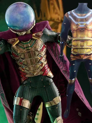 Supply Second Skin Villain Hero Mysterio Cosplay Zentai Costume Stage Costumes Halloween Costumes
