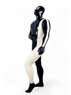 Supply Men Two-color Second Skin Full Body Latex Catsuit